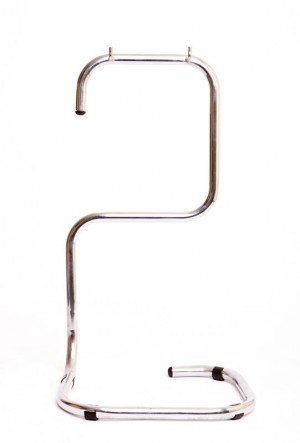 Double Chrome Extinguisher Stand - Fire Products Direct
