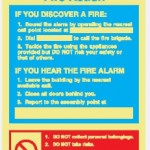 83-376 Fire Action Sign 200 X 300