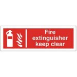 Everlux Extinguisher Keep Clear